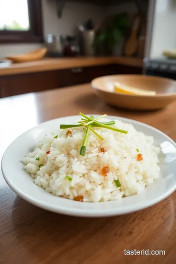 Fragrant Lemongrass Rice steps