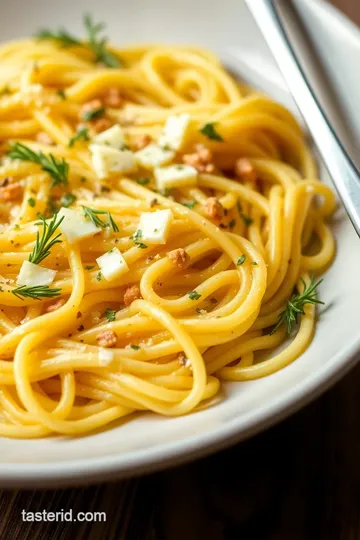 Garlic Herb Butter Spaghetti Squash Delight presentation