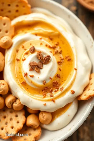 Peanut Butter Greek Yogurt Dip presentation