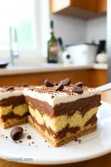 Disaronno & Kahlua Infused Tiramisu steps