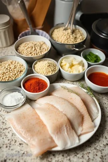 Oat Fish: Crunchy Baked Fish Fillets Coated in Oats ingredients