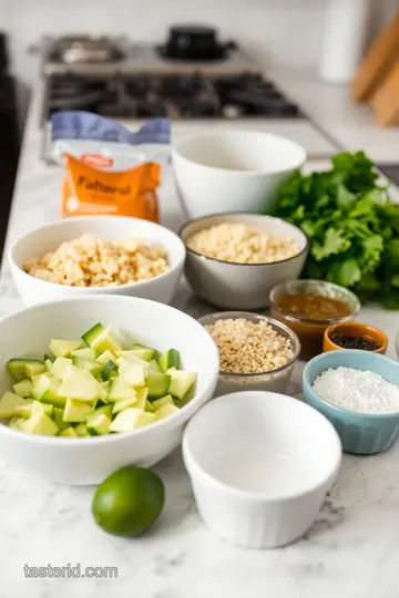 Quick Savory Ayote Bowl with Zesty Lime ingredients