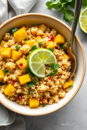 Quick Savory Ayote Bowl with Zesty Lime presentation