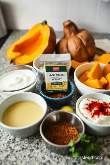 Tandoori Pumpkin ingredients