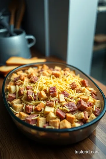 Savory Reuben Casserole presentation