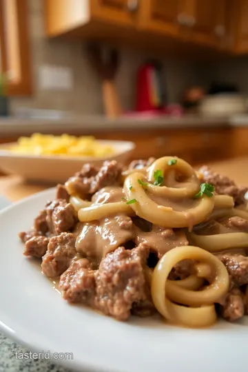 Slow Cooker Beef Stroganoff steps