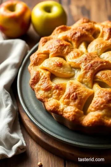 Taste of Home Apple Pie presentation