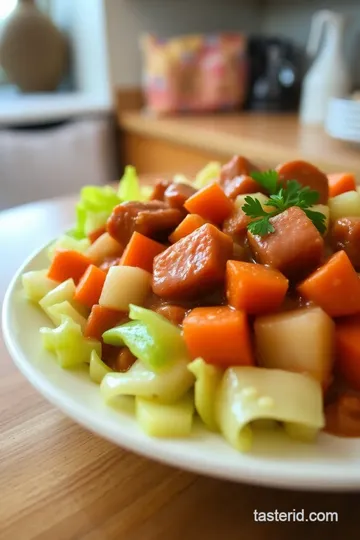 Taste of Home Kielbasa Cabbage Stew: Easy Comfort Food Recipe! steps