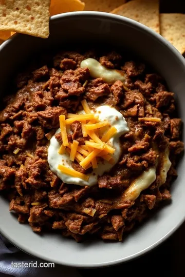 Taste of the South Smokehouse Beef Brisket Dip presentation