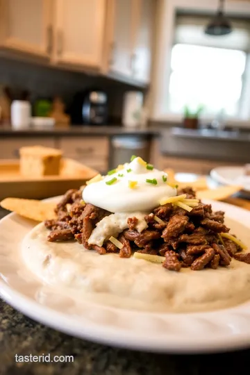 Taste of the South Smokehouse Beef Brisket Dip steps