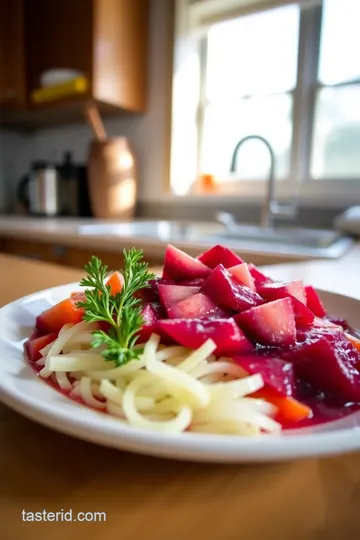 Authentic Beet Borscht steps