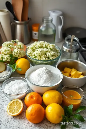 Elderflower Cordial ingredients