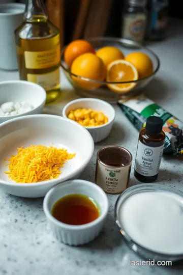 Zesty Citrus and Vanilla Flavored Agave Syrup ingredients