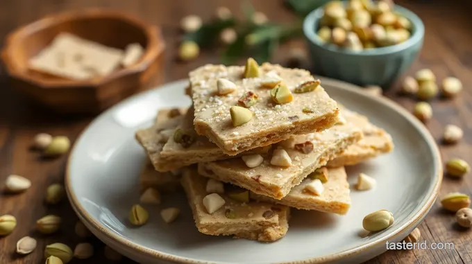 Decadent White Chocolate Pistachio Cookie Bark