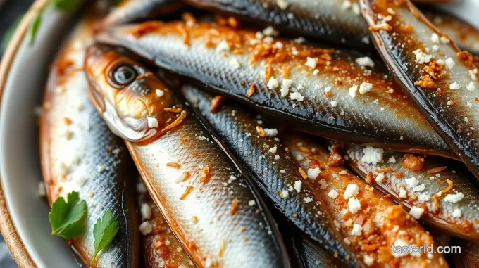 Crispy Fried Smelt with Lemon and Herbs